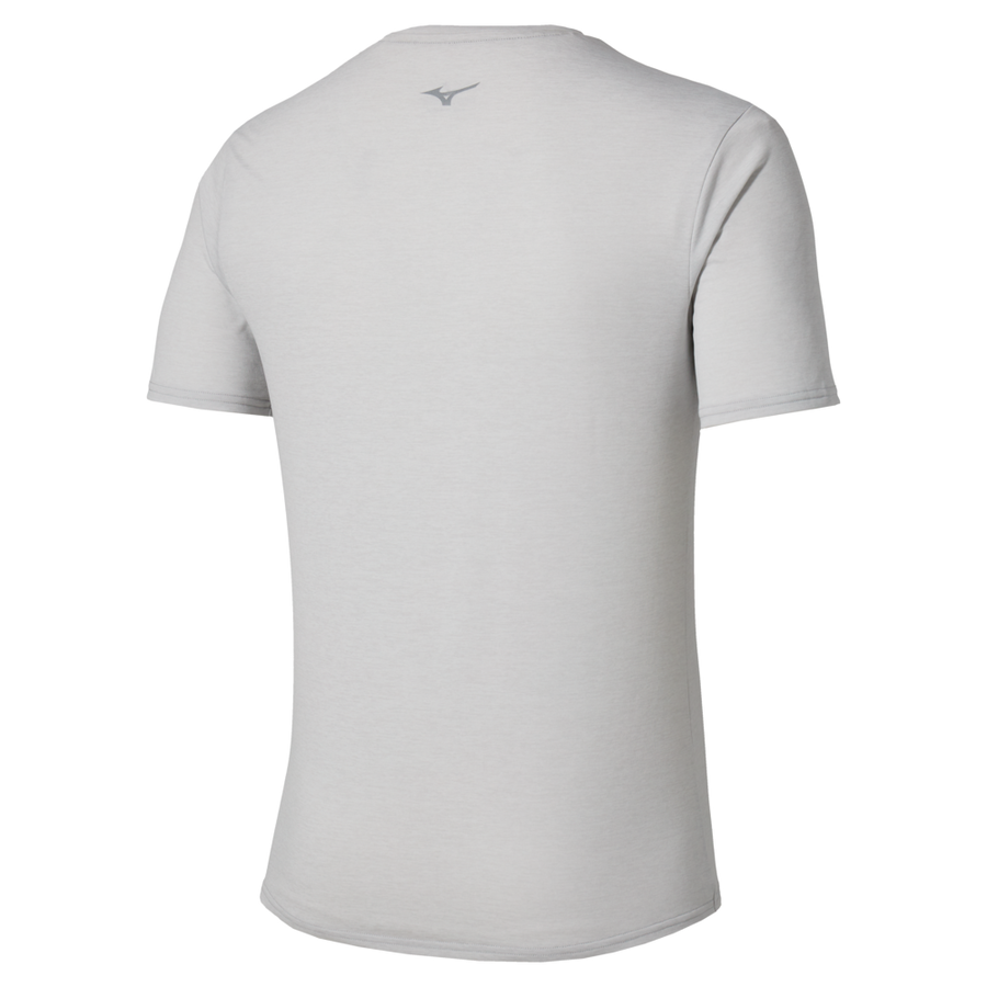 Mizuno Core Runbird Short Sleeve Tee Vapor Silver